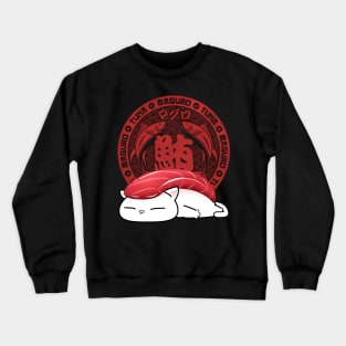 Chubby Cat Maguro Sushi Crewneck Sweatshirt